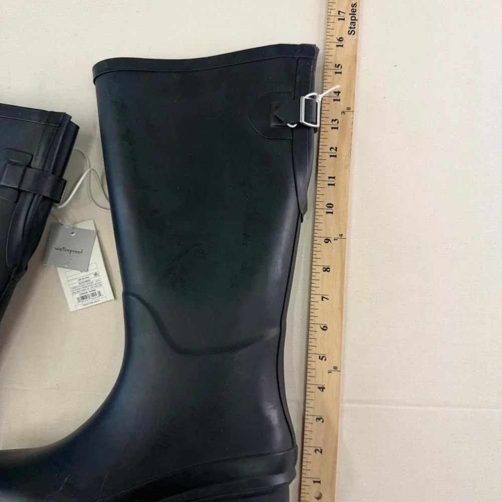 Brand new with tags A New Day black waterproof‎ rain boots